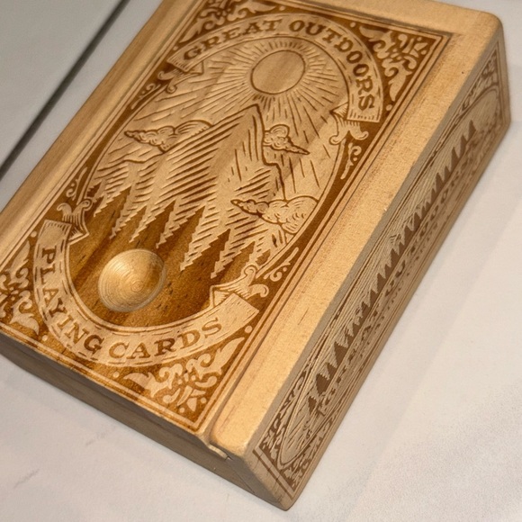 Great Outdoors Wooden Playing Cards - Picture 2 of 4
